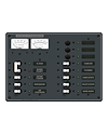 Blue Sea Systems Panel 230VAC 13pos w/Main V/Amtr