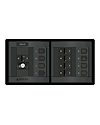 Blue Sea Systems Panel 360 120VAC 5pos w/ELCI Main 30A FR H