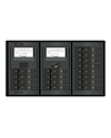 Blue Sea Systems Panel 360 12VDC 16pos V/AMtr FR