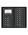 Blue Sea Systems Panel 360 DC 12pos Sw CLB VMtr S.