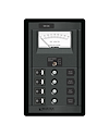 Blue Sea Systems Panel 360 DC 4pos Sw CLB VMtr V