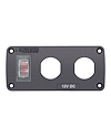 Blue Sea Systems Panel Acc H2O 2 Socket Blank