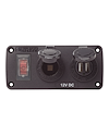 Blue Sea Systems Panel Acc H2O USB & Socket
