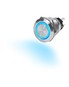 Blue Sea Systems Switch Button SS 10A OFF-ON Blue