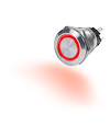 Blue Sea Systems Switch Button SS 10A OFF-ON Red