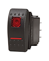 Blue Sea Systems Switch Contura2 DPDT ON-OFF-ON Blk