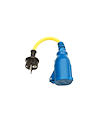 Victron Energy Adapter Cord 16A to 32A/250V-CEE Plug 16A/CEE Coupling 32A