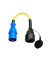 Victron Energy Adapterkabel 16A/250V, CEE-kontakt/Schuko-uttag