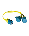 Victron Energy Splitterkabel 16A/250V, CEE-kontakt/2xCEE
